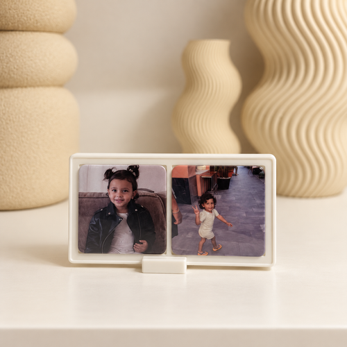 Cadre Duo YVAR pour deux magnets photo — ambiance